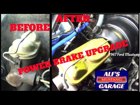 Power Brake Booster Upgrade - 1967 Ford Mustang - Disc brake conversion - Part 2