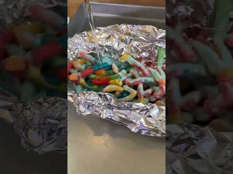 DIY LARGE Gummy WORM recipe // Food Recipes