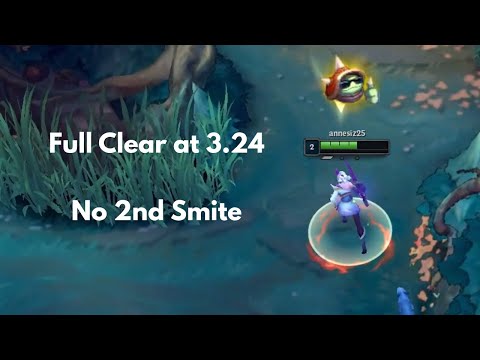 Riven Jungle Full Clear at 3.24 (without second smite)