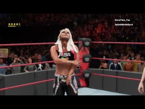 WWE 2K18 Alexa Bliss vs A 100 overall Mickie James lol