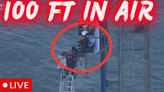 🔴 BREAKING: Riders STRANDED 100 Feet Up on Texas Roller Coaster