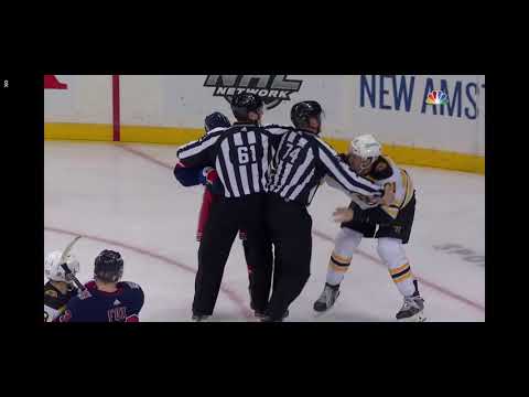 Boston Bruins vs New York Rangers 28 Feb 2021 hot mic moment 2021
