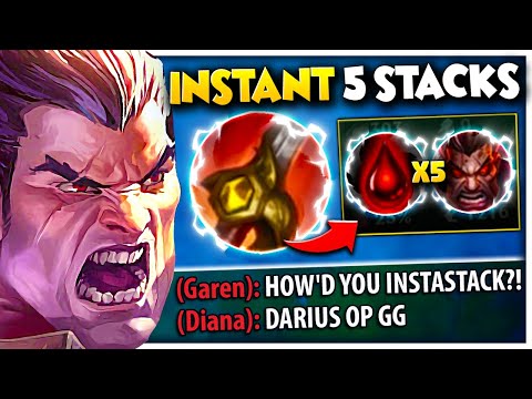 NEW WAY to get INSTANT 5 STACKS on Darius...you'll INSTA-MELT anybody 😈😈