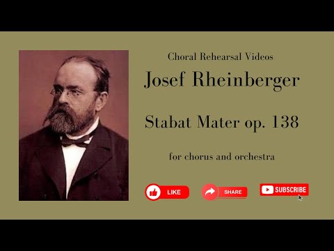Rheinberger Stabat Mater #1 Stabat Mater 1 staff soprano