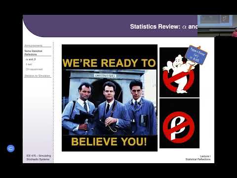 IEE 475: Lecture I (2025-10-30): Statistical Reflections