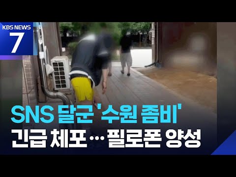 ‘한국도 뚫렸다’던 좀비 영상…필로폰 투약 30대 검거 / KBS 2026.06.23.