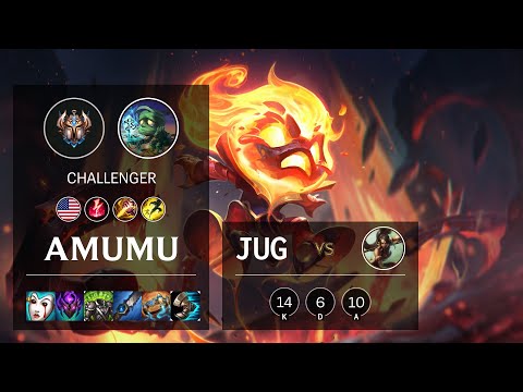 Amumu Jungle vs Nidalee - NA Challenger Patch 10.19