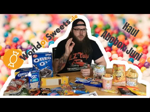 WORLD OF SWEETS Unboxing & Haul June 2022 - TASTE TEST - unpack and gorge - Snacks & Chips