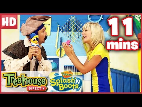 Splash'N Boots | Pirate MYSTERY Compilation! | Songs for Kids by Treehouse Direct - Kids TV Series, Kingdom Kids Zone - Treehouse Direct