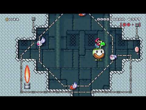 Lava Tower ・ ようがんタワー by そうま【Souma】 - World Record! - Super Mario Maker 2 - No Commentary 1bu