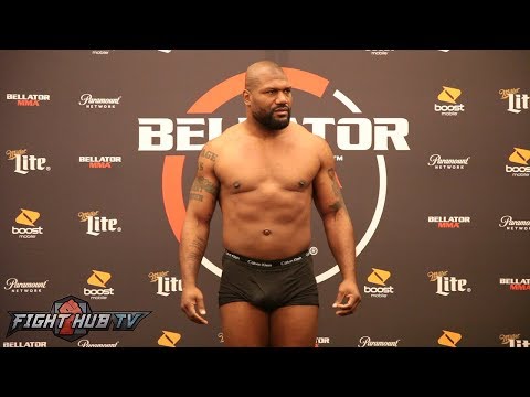 Quinton Rampage Jackson's Bellator 192 Pre Weigh in- Rampage vs Sonnen video