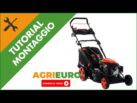 Rasaerba a spinta Redback S463HY-T6 - 4 in 1 - Taglio da 45 cm: montaggio