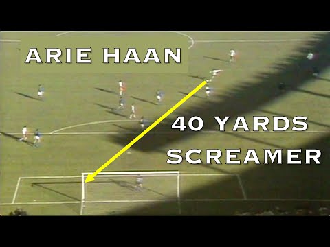 Arie Haan long range goal 40 yards