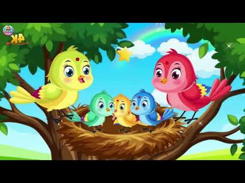 🐤 Five Little Chicks | Cute Farm Song for Kids + More Nursery Rhymes 🌾✨