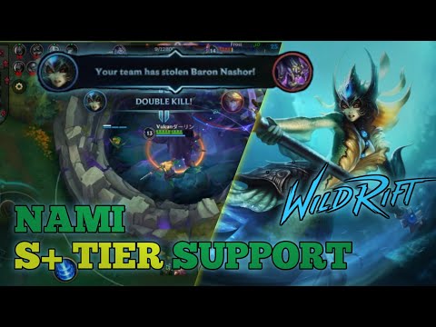 NAMI S+ TIER Support | Wildrift Gameplay | Vulcan gaming #wildrift