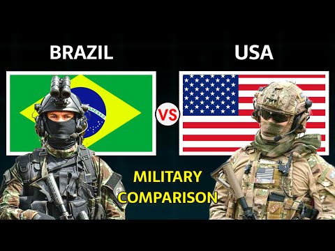 Brazil vs USA Military Power Comparison 2025 | USA vs Brazil Military Power 2025