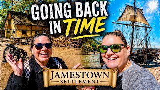 Travel To The 1600's & Tour The 1st English Settlement In Jamestown,VA | Trying Our Least Liked Food