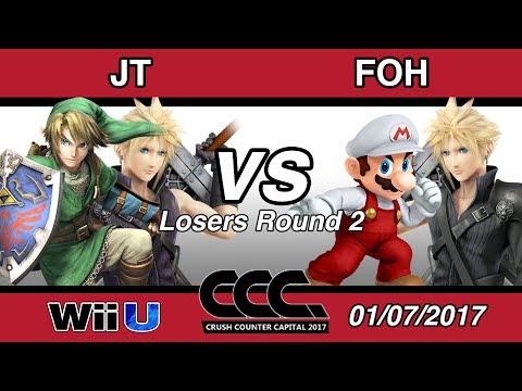 CCC: JT (Cloud, Link) Vs. FOH (Cloud, Mario) - LR2 SSB4 Wii U