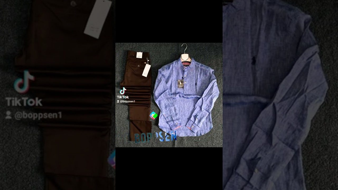 Vos ensembles en chemise lin et pantalon kaki pour homme avec BoppSen