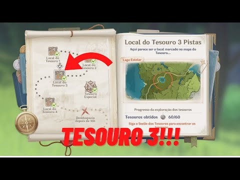 Local do Tesouro 3 / Lago Estelar - Genshin Impact