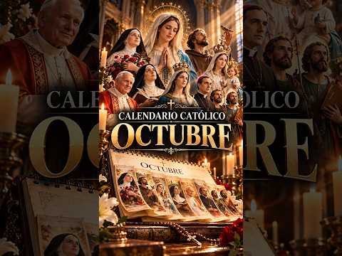 Calendario Católico de Octubre ✝️ Fechas y Santos que debes recordar