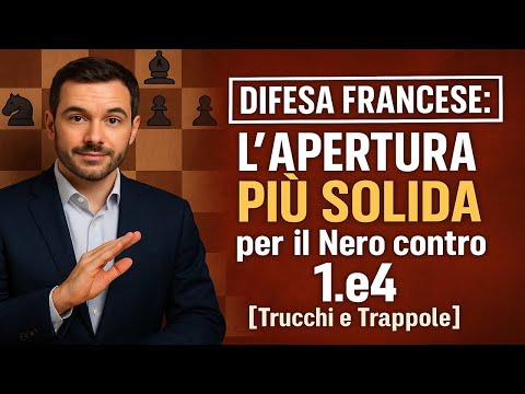 Difesa Francese: L'Apertura PIÙ SOLIDA per il Nero contro 1.e4 [Trucchi e Trappole]