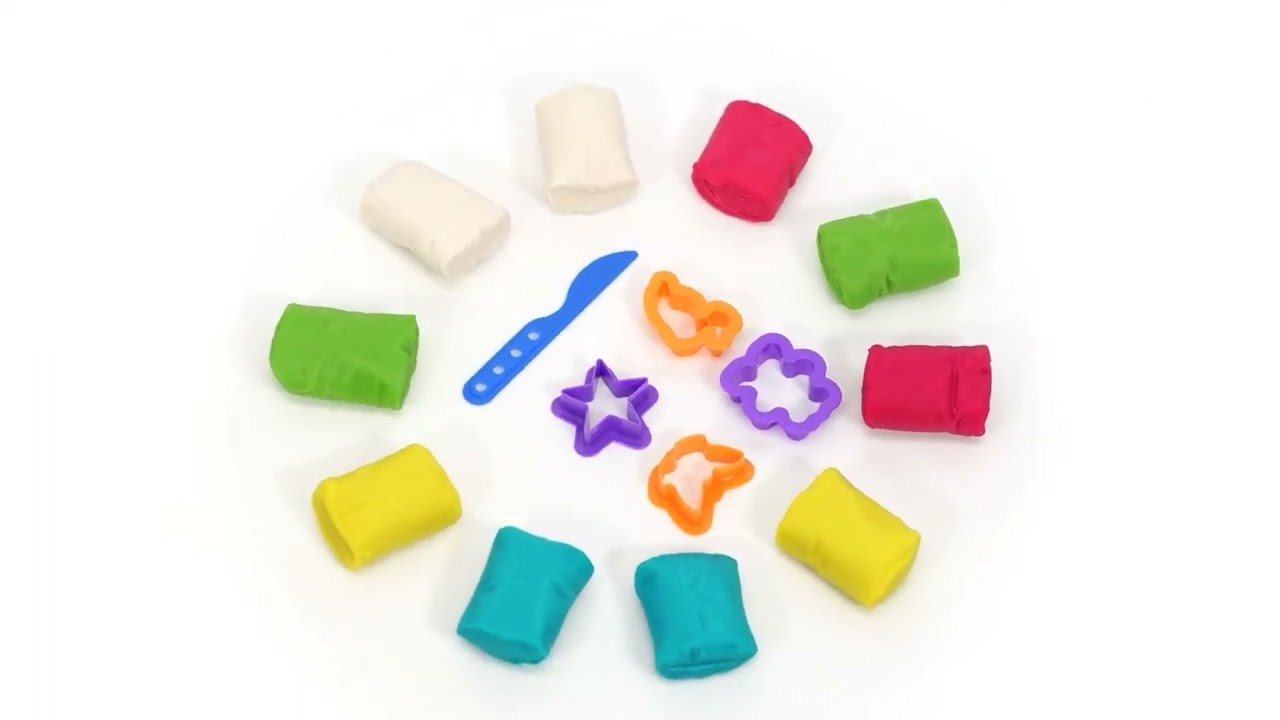 15 pcs Modelling Dough Bucket