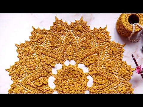 crochet mandala Roya Round 1-6