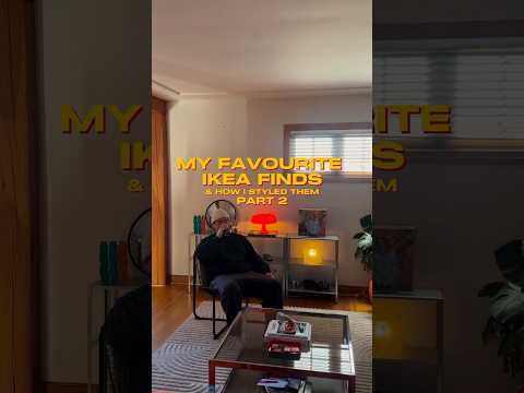 My favourite IKEA finds Pt 2 #interiordesign #homedecor #ikeafinds #ikea #mcmdecor #midcenturymodern