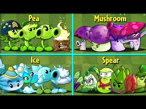 Random 8 Team Plants Battlez - Which Team Plant Will WIn? - PvZ 2 Tournament Gameplay