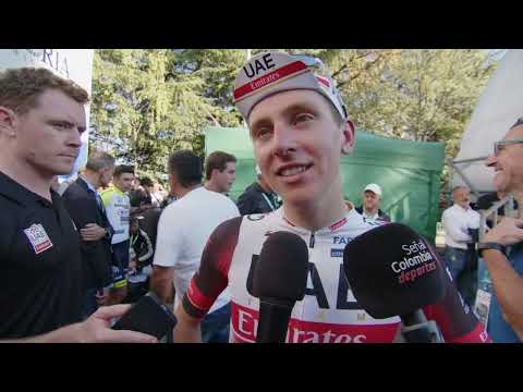 Tadej Pogačar - Interview at the finish - Giro dell'Emilia 2022