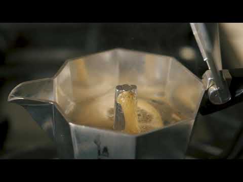 A CINEMATIC MOKA POT COFFEE B ROLL
