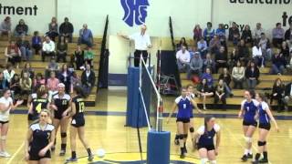 preview picture of video 'Simsbury High School Trojans Volleyball vs Newtown Nighthawks'