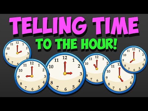 Telling Time - Reading Clocks to the Hour!