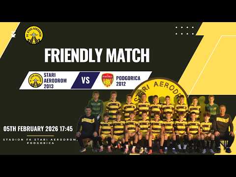 Pjetlići 2013 - FK Stari Aerodrom 2013 vs FK Podgorica 2012 (prijateljska)