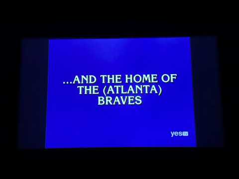 Double Jeopardy FUNNY MOMENT encore event, Ken Jennings DAY 75 - “Pro Sports Venues” (11/30/04)