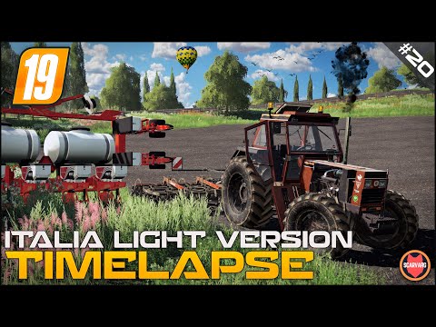 🇮🇹 Selling Eggs, Cultivating, Stacking Grapes Pallets ⭐ FS19 Italia Light Version Timelapse
