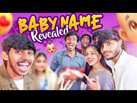 Finally… Our Baby Name Revealed! ❤️✨ #nrfm #family #baby