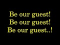 Be Our Guest Lyrics