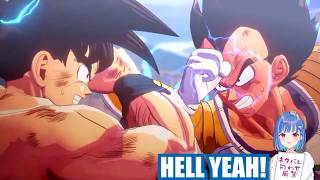 Chigusa's 1st Reaction: Saiyan Saga【Eng Sub / DBZ Kakarot / Nijisanji】