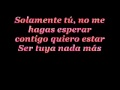 Ven Conmigo (Solamente Tú) Original Karaoke Version with Lyrics On Screen - Christina Aguilera