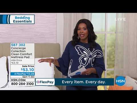 Concierge Collection Clean Comfort Mattress Pad