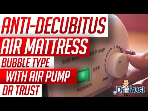 Dr trust anti-decubitus air mattress bubble type with air pu...