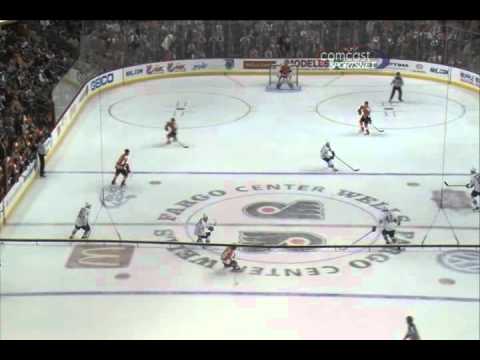 Danny Briere scores vs the Oilers - 3-3-2011
