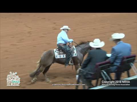 Custom Made Magnum ridden by Tzvika Knaani  - 2016 NRHA Derby (Non Pro Derby Sec. 1)