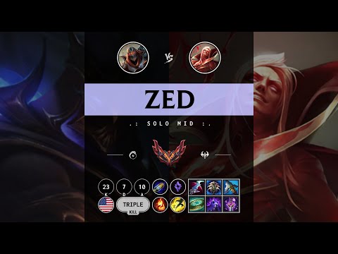 Zed Mid vs Vladimir - NA Grandmaster Patch 14.9