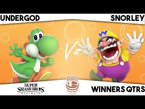 Smashing Barrels — Undergod (Yoshi) vs Snorley (Wario)