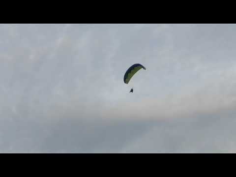paramotor first flight with suzuki v100 engine.