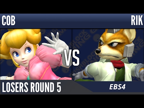 EBS4 [Melee] - Cob (Peach) VS Rik (Fox) - Losers Round 5