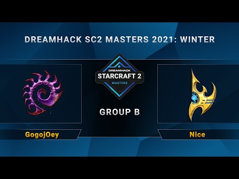 SC2 - GogojOey vs. Nice - Group B - DreamHack SC2 Masters 2021 Winter - TW